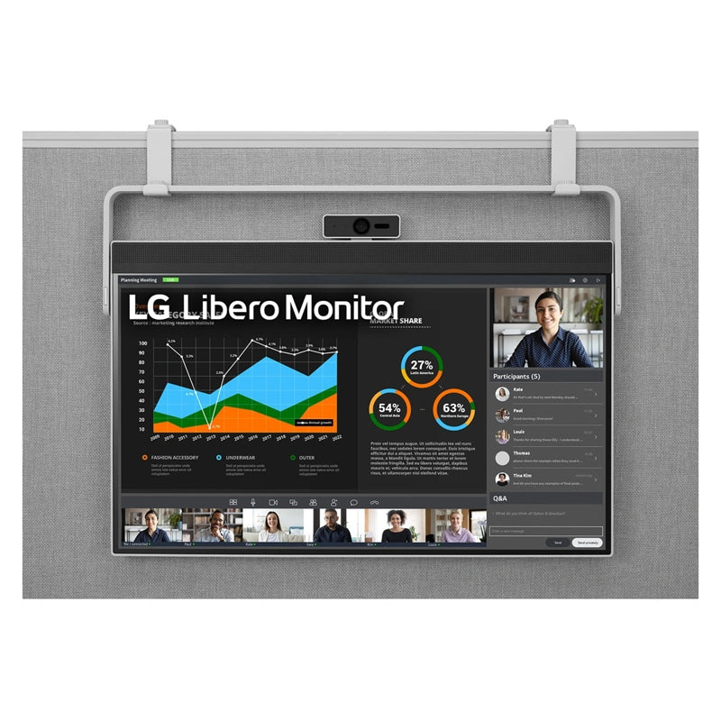 LG QHD Libero Monitor - 27.0" IPS QHD / 5ms / USB-C / HDMI / 75Hz - Monitor