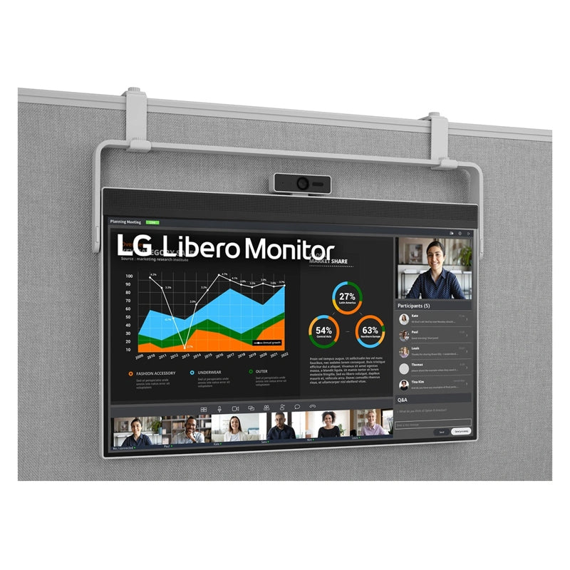 LG 27BQ70QC-S QHD Libero Monitor - 27.0" IPS QHD / 5ms / USB-C / HDMI / Speaker / Camera / Microphone / Headphone - Monitor