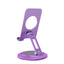 Porodo Aluminum alloy x carbon fiber 360° Rotatable and Angle Adjustable Phone Stand - Purple