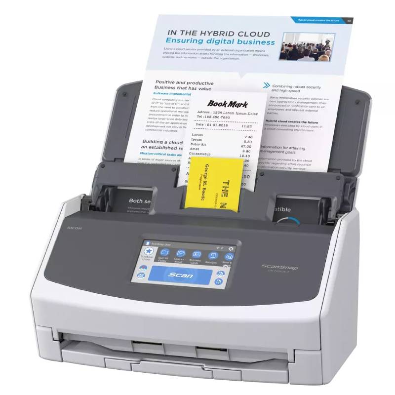 Ricoh ScanSnap iX1600 - 40ppm / 600dpi / A4 / USB / Wi-Fi / Sheetfed ADF Scanner