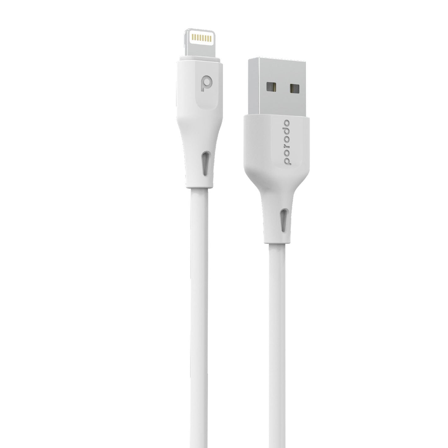 Porodo USB Cable Lightning Connector Durable Fast Charge and Data Cable (3m/10ft) - White