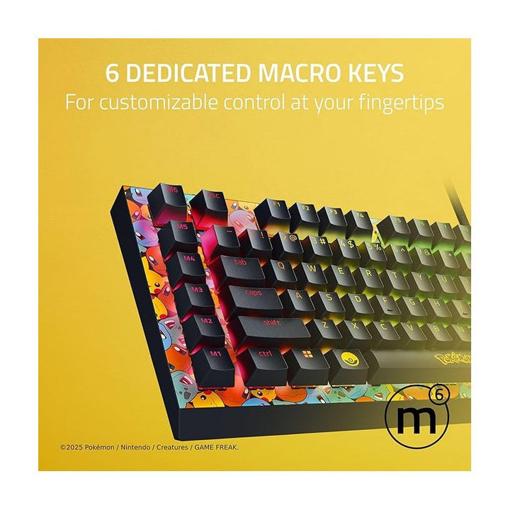 Razer BlackWidow V4 X Mechanical Gaming Keyboard with Razer Chroma RGB - Pokémon Kanto Starters Edition