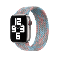 Wiwu Braided Loop Watch Band - Apple Watch Series 42/44mm/Se/6/5/4 / Grey/Pink/Blue