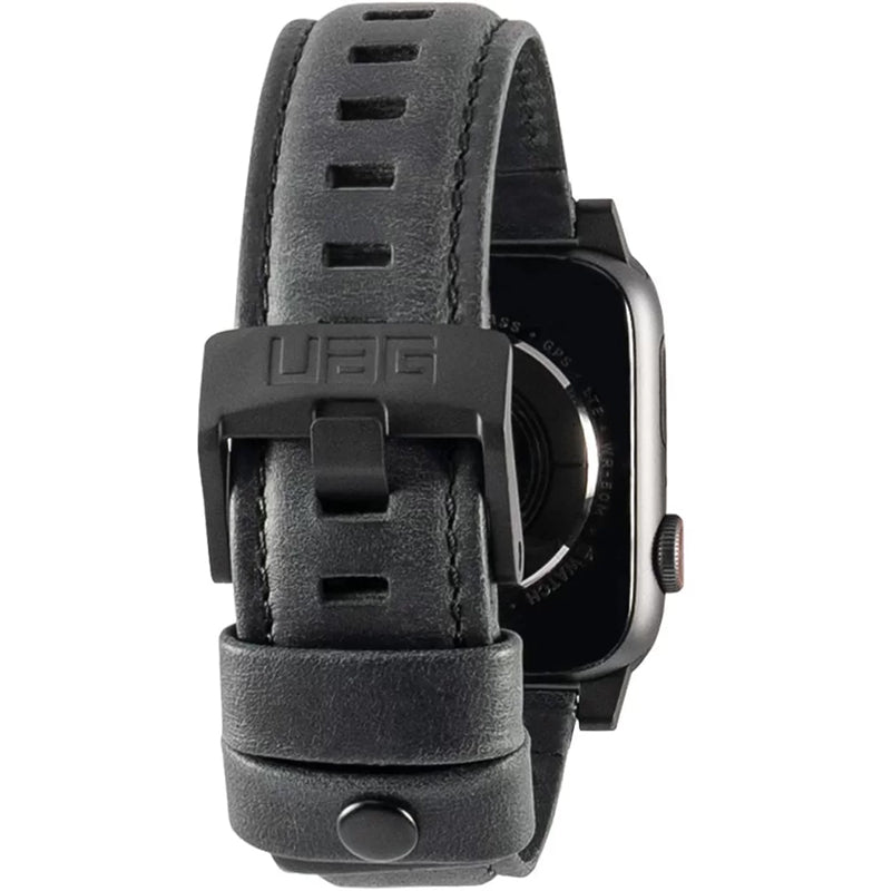 UAG Ultra Leather Strap - Apple Watch 42 / 44 / 45mm / Black