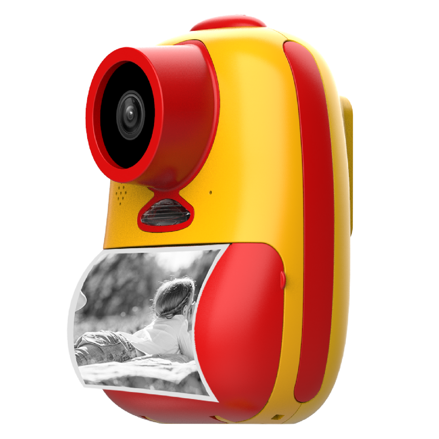 Porodo kids Camera 1080P Full-HD - Yellow