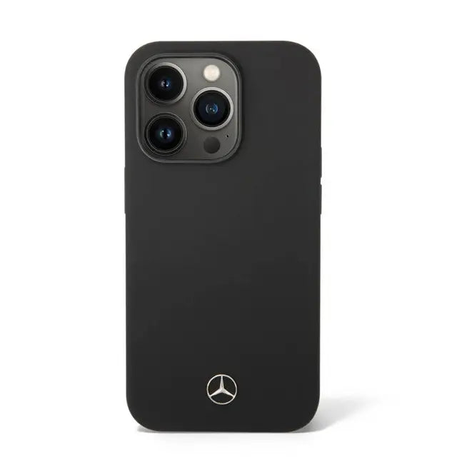 Mercedes-Benz Liquid Silicone Case - Apple iPhone 14 Pro / Black