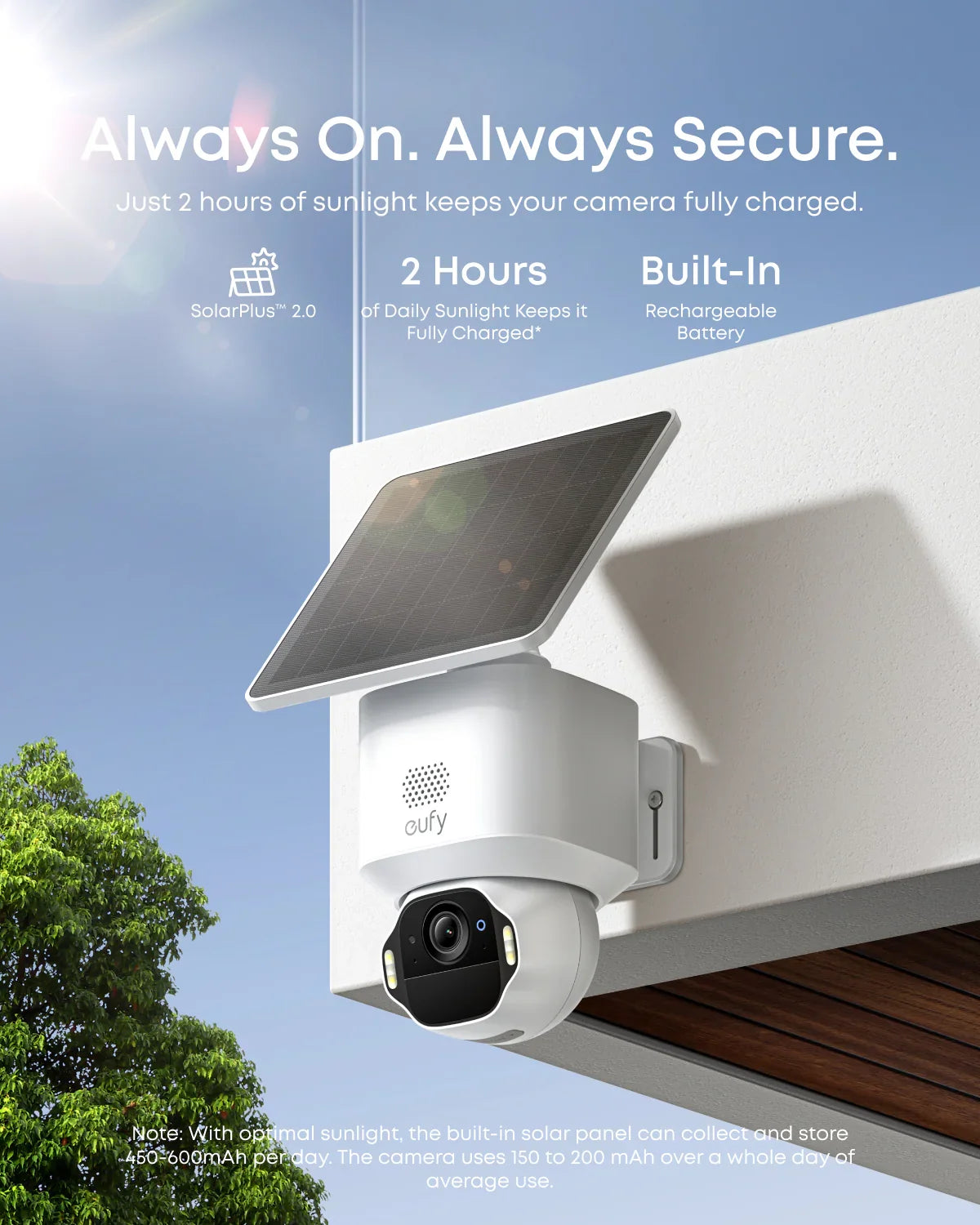 eufy Security SoloCam E42 2-Cam Kit (HomeBase S380) - White