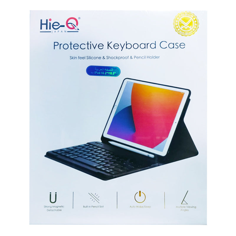 Hie-Q Smart Keyboard Case With Mouse Pad - 10.2" / Bluetooth