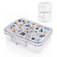COOL LEVEL Healthy Transparent Compartment Lunchbox  F26 - Assorted