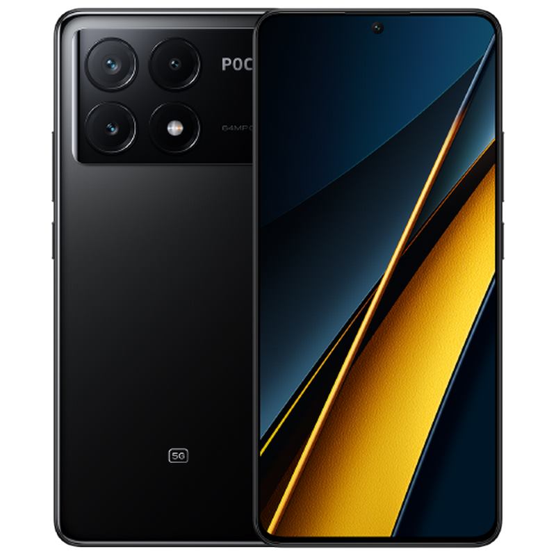 POCO X6 PRO 5G Dual SIM 512GB, 12GB RAM - Black