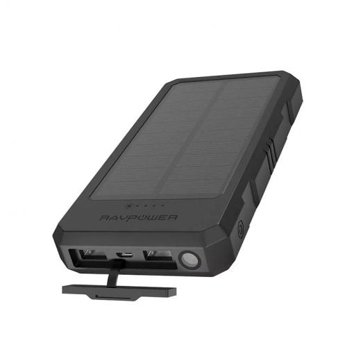 RAVPower RP-PB124 Solar Portable Power Bank - 15000mAh / Black