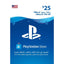 PlayStation Network Card $25 (US) Digital Card