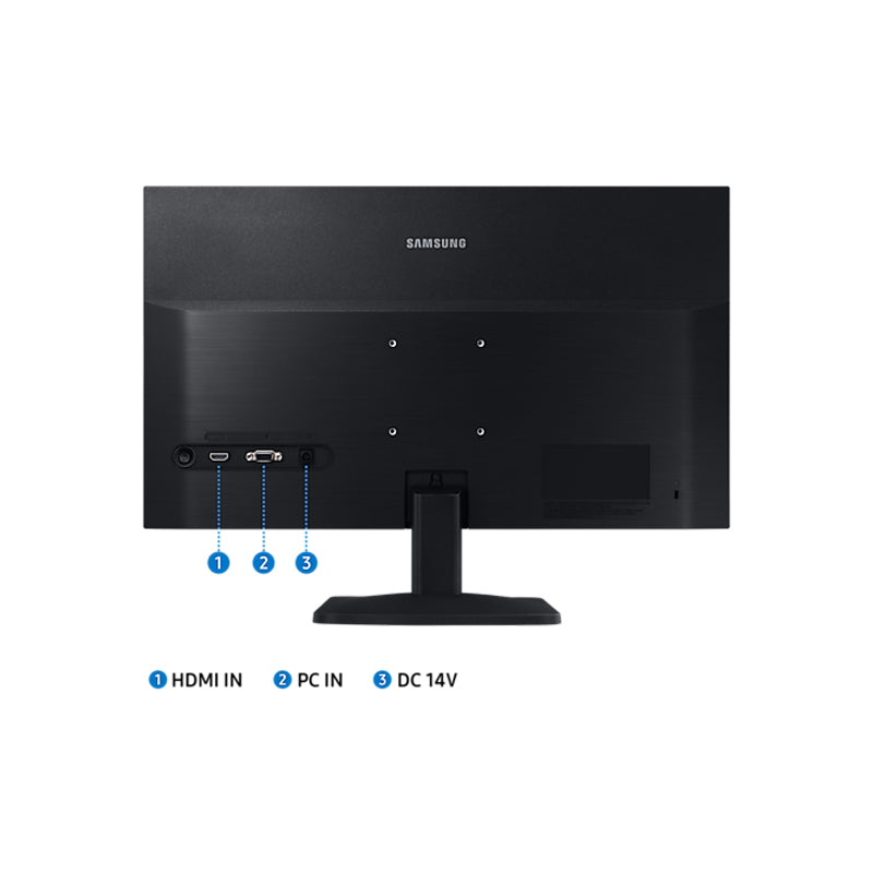 Samsung LS22A330NHMXUE - 22.0" FHD / 6.5 GTG / D-Sub / HDMI / Black - Monitor