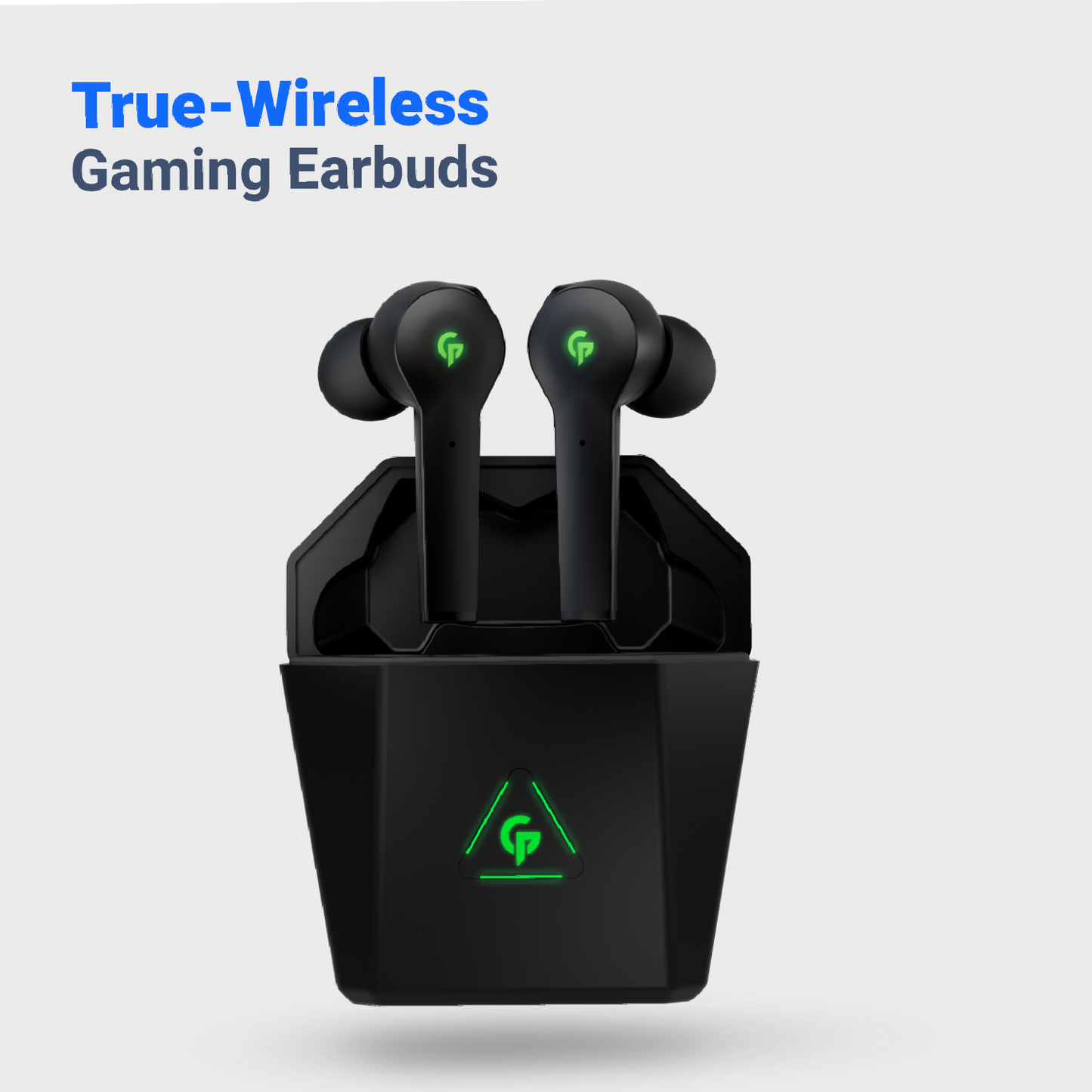 Porodo Gaming True-Wireless Gaming Earbuds - Black