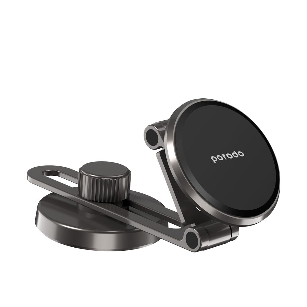 Porodo Magnetic Mount with Double Folding and Double Rotation - Black