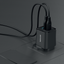 Porodo Dual Port Wall Charger 2.4A With 1.2m Lightning Cable - Black