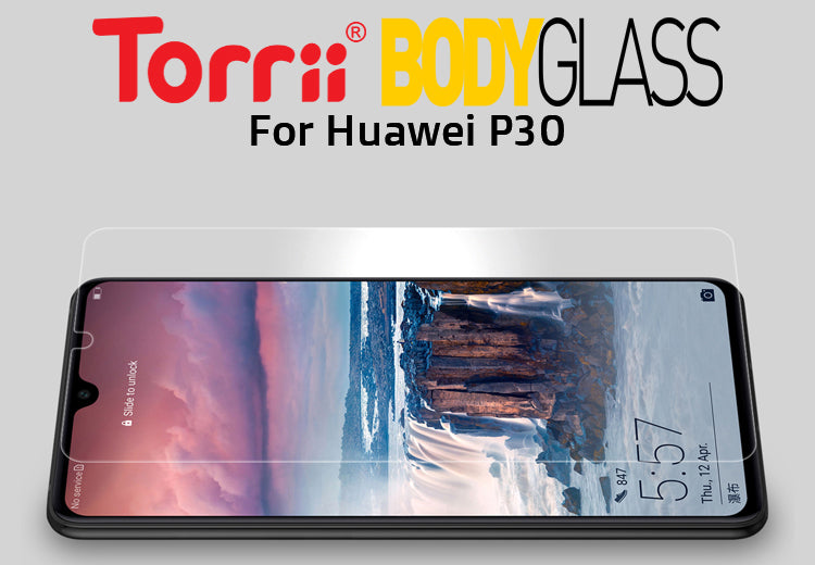 Torri Bodyglass 2.5D - Huawei P30 / Black