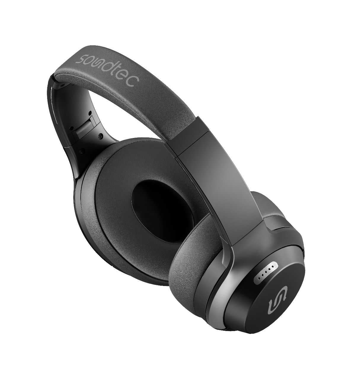 Soundtec By Porodo HUSH Wireless ANC Headphone - Black