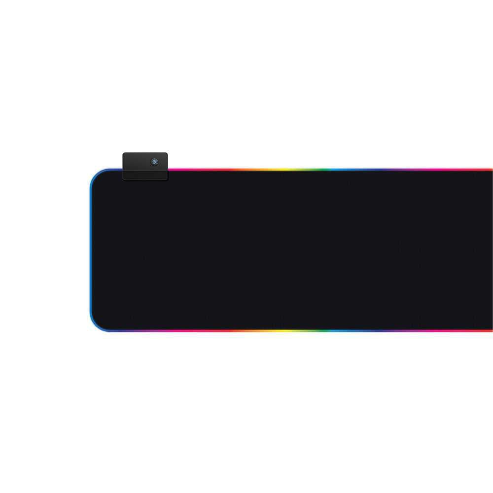 Porodo Gaming RGB Mousepad  Micro-Textured Surface For Control And Speed - Black