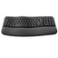 Logitech Wave Bluetooth Ergonomic keyboard - Graphite - Arb/Eng