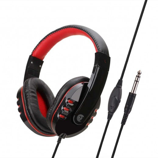 LNIX Wired Gaming Headset - Black & Red