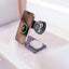 Porodo 3 In 1 Dual Coil Wireless Charging Dock - Purple