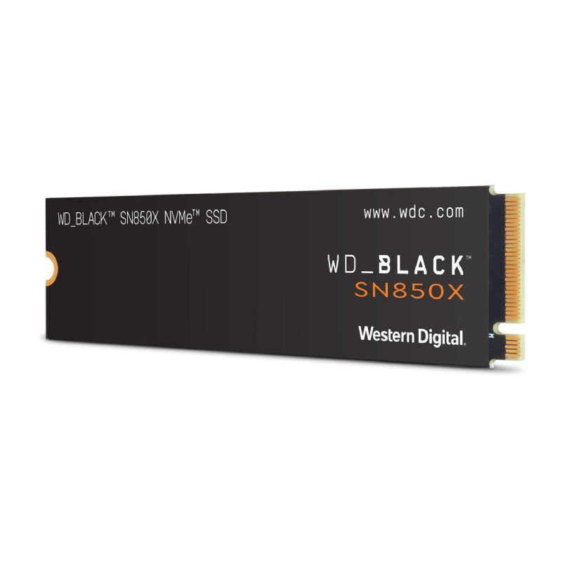 ويسترن ديجيتال أسود SN850X الألعاب NVMe إس إس دي - 1 تيرابايت / م.2 2280 / فوق إلى 7300 ميجابايت/ث / 7300 ميجابايت/ث / PCIe 4 x4 - إس إس دي صلبة حالةصلبة  محرك)