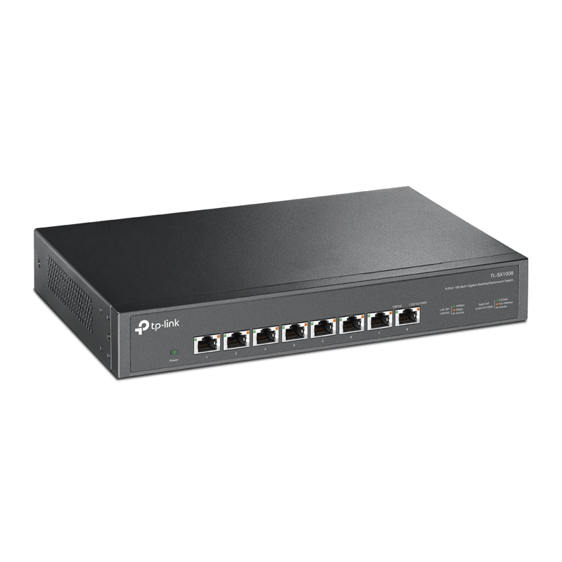 TP-Link 8-Port 10G Desktop / Rackmount Switch - Black