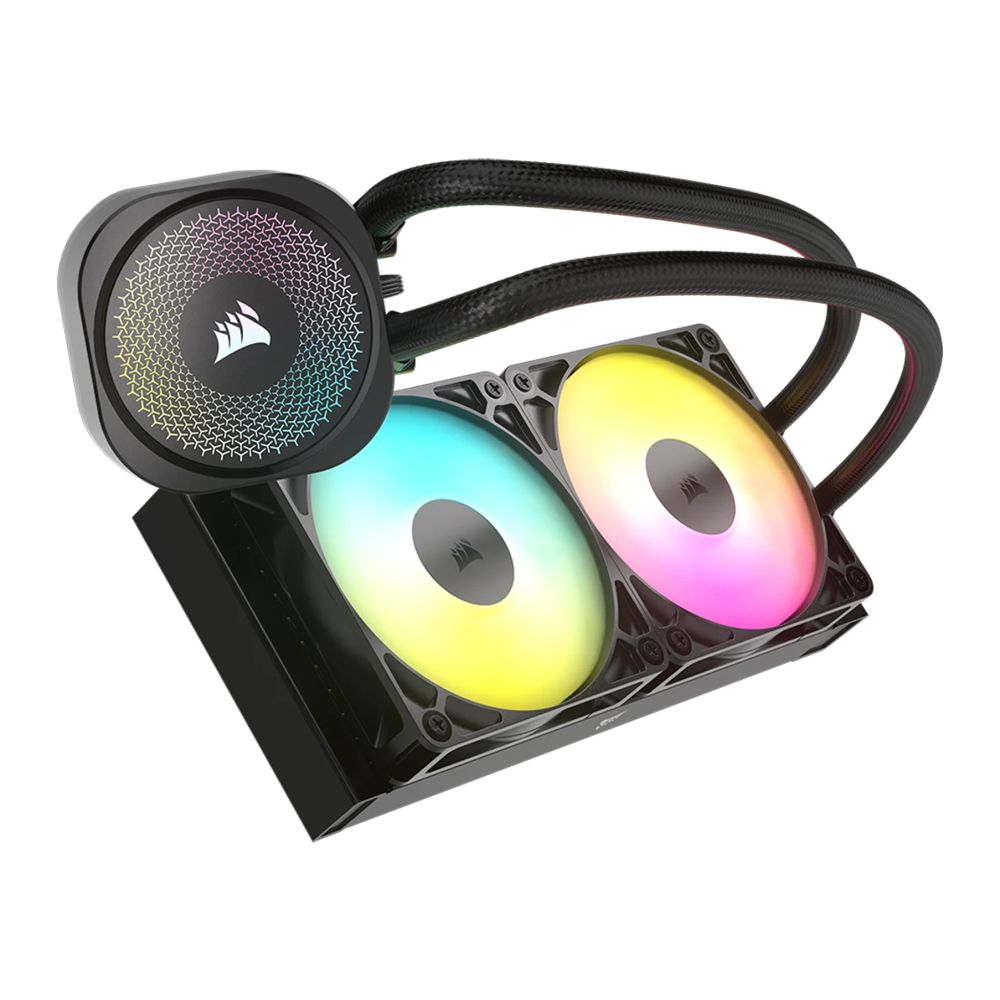 CORSAIR NAUTILUS 240 RS ARGB Liquid CPU Cooler - Black