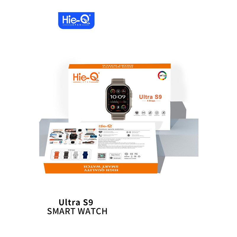 HIE-Q ULTRA S9 Smart Watch -  Bluetooth