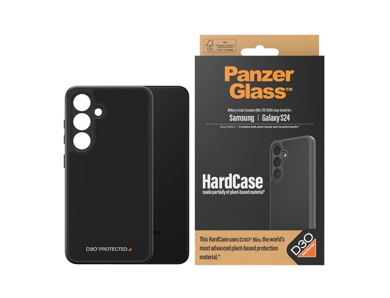 PanzerGlass HardCase for Samsung Galaxy S24 - Black