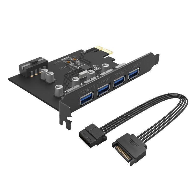 توسعة ORICO 4 منفذ USB3.0 PCI-E أوريكو 4 بطاقة