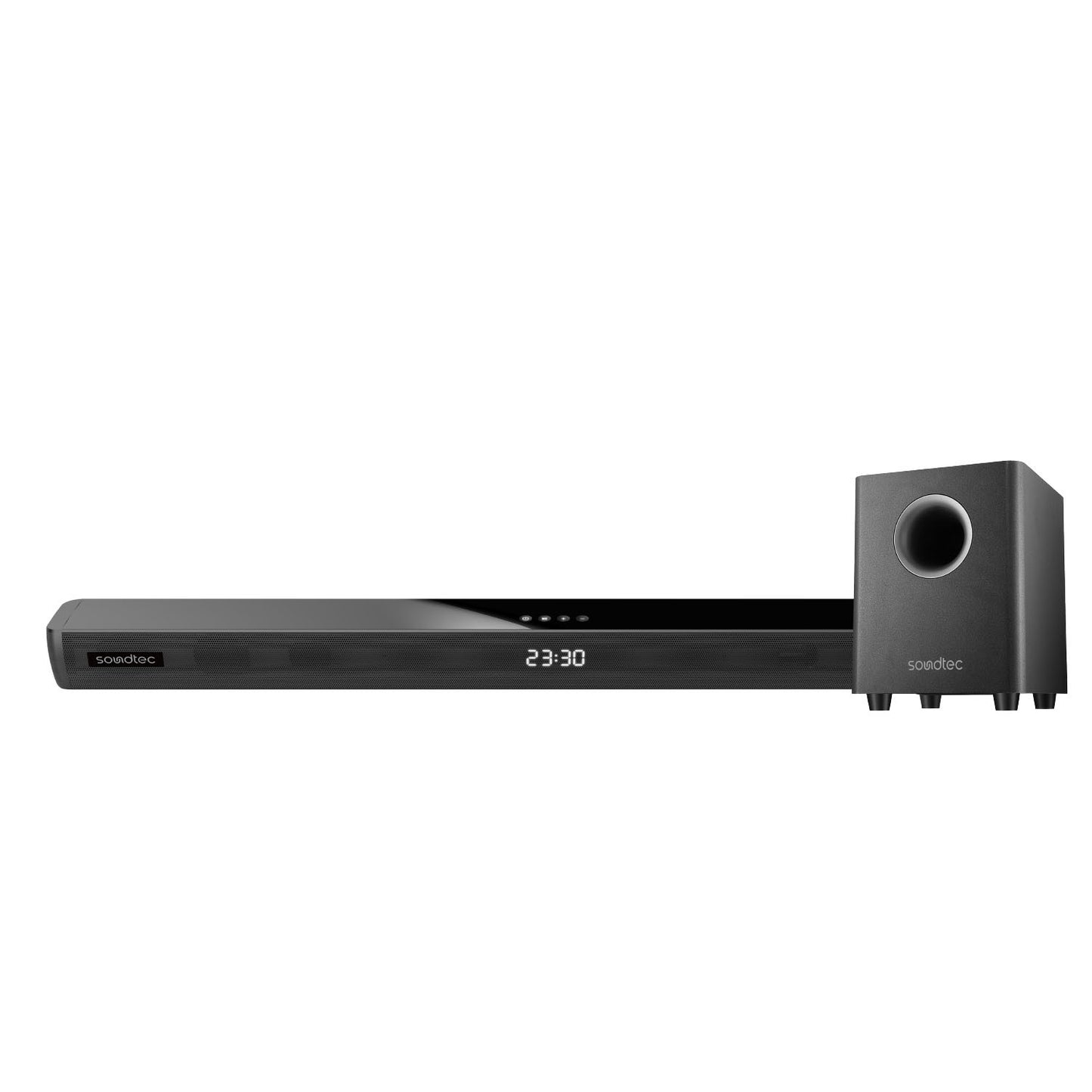 Soundtec By Porodo 2.1 CH Soundbar With Wireless Subwoofer - Black