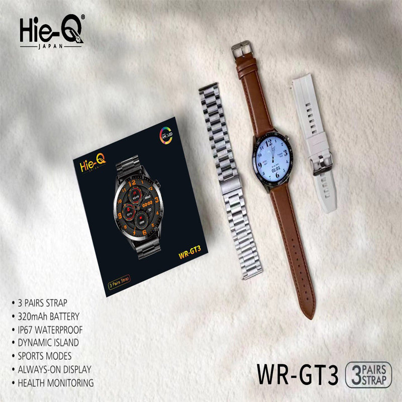 Hie-Q WR - GT3 Smart Watch -  Bluetooth