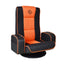 Porodo Gaming Predator Pro Gaming Seat with Armrest & Cupholder 360 Swivel - Black / Orange