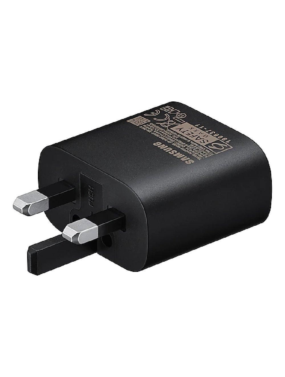 Samsung Travel Adapter With Cable - 25W / USB Type-C / 1 Meter / Black