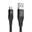 Porodo Braided USB-A to Type-C (3A 2.2m) - Black