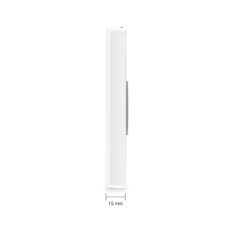 TP-Link EAP615-Wall (AX1800) Wall Plate WiFi 6 Access Point - 5GHz (1201 Mbps) / Gigabit LAN