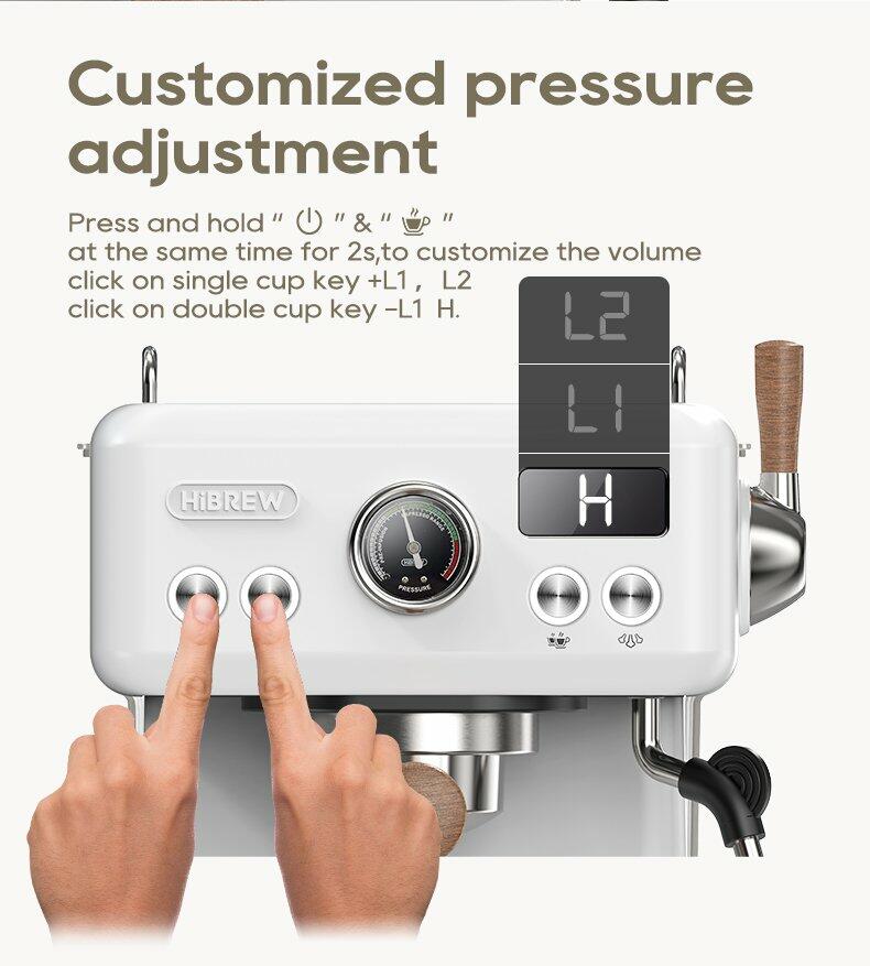 HiBREW Semi Automatic Espresso Coffee Machine H10 PLUS