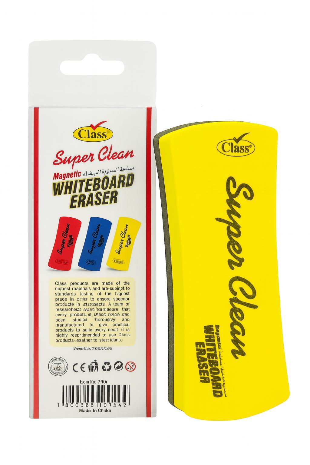 Class Whiteboard Eraser With Magnet -Assorted