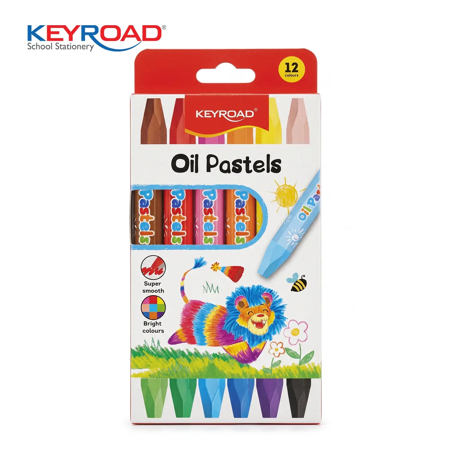 Keyroad Oil Pastel Box - 12 Pieces