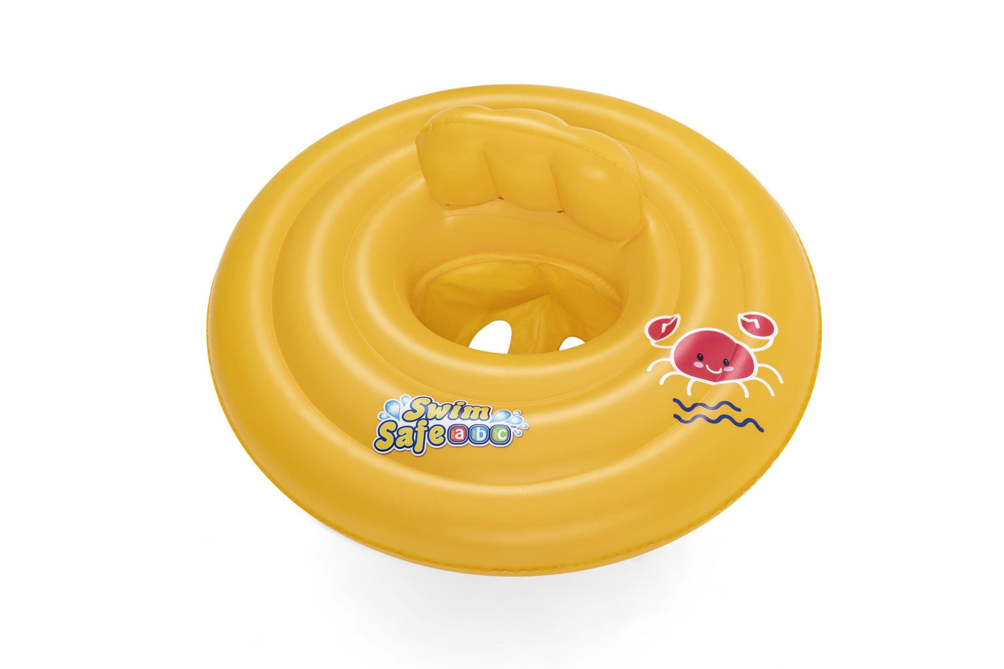 Bestway 69cm Wondersplash Round 3-Ring Baby Boat (Contents: 1 Baby Seat) - Age 0-1