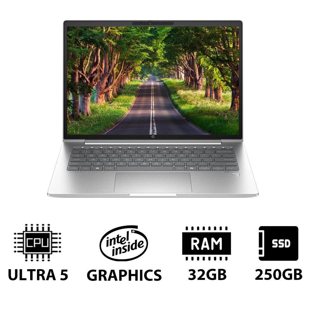 HP ProBook 440 G11 - 14" WUXGA / Ultra 5 125U / 32GB / 250GB (NVMe M.2 SSD) / DOS (Without OS) / 1YW / Pike silver - Laptop