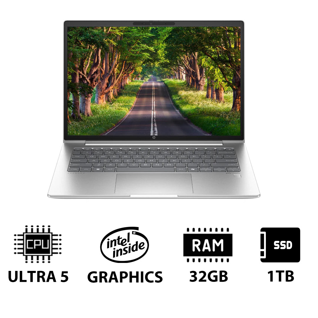 HP ProBook 440 G11 - 14" WUXGA / Ultra 5 125U / 32GB / 1TB (NVMe M.2 SSD) / DOS (Without OS) / 1YW / Pike silver - Laptop