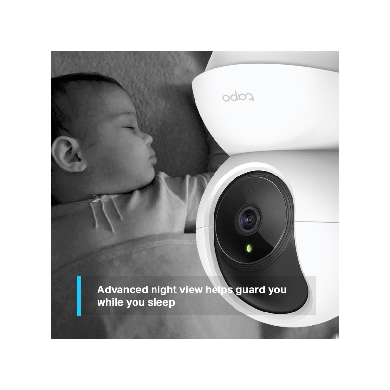 TP-Link Pan / Tilt Home Security Wi-Fi Camera - White