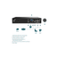 TP-LINK VIGI 4 Channel PoE+ Network Video Recorder - RJ-45, USB 2.0 / SATA / Black