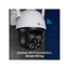 كاميرا شبكة تي بي لينك فيجي 4 ميجابكسل خارجية كاملة الألوان واي فاي - RJ-45 / أبيض