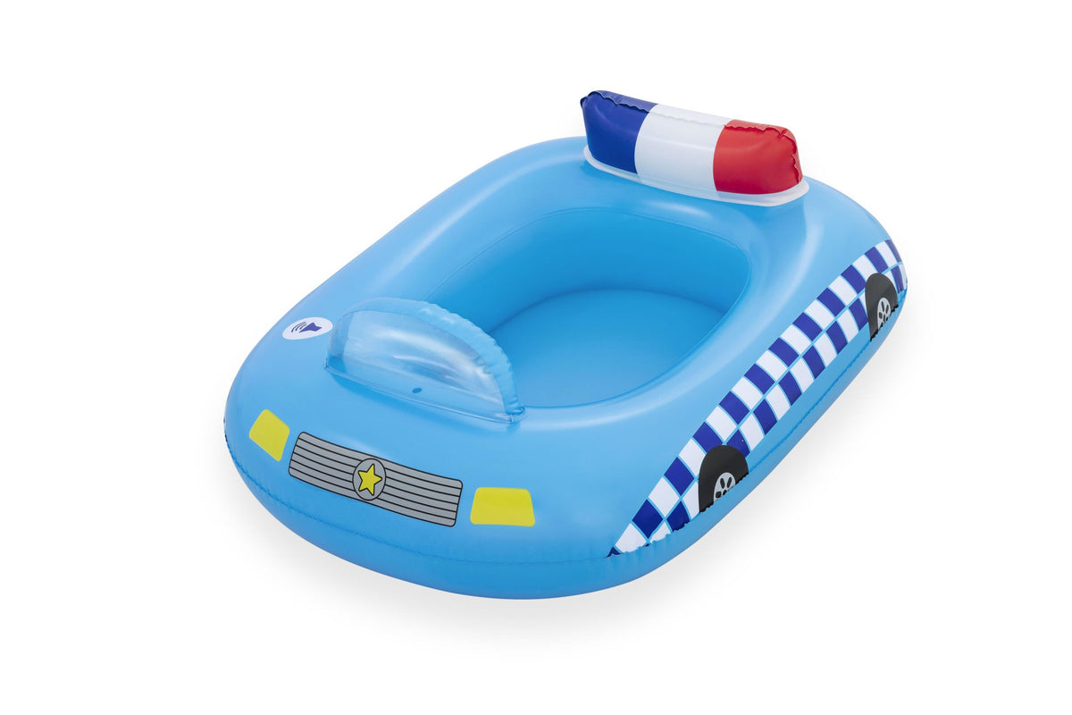 Bestway 97Cm X 74Cm Funspeakers Police Car Baby Boat (Contents:1 Boat) Age 3+