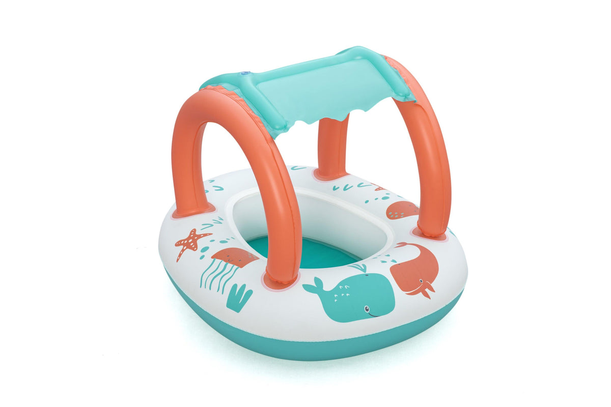 Bestway 84Cm X 67Cm Comfort Plush Shaded Baby Boat (1 Baby Boat) Age 3+