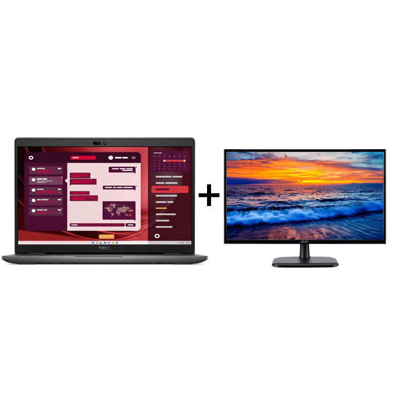 ديل لاتيتيود 3450 - 14.0 بوصة FHD / دوس (بدون نظام تشغيل)  آي 7 / 8 جيجابايت / 512 جيجابايت / 512 جيجابايت (NVMe م.2 إس إس دي) / دوس (بدون نظام تشغيل) / ضمان سنة + آيسر - 21.5 بوصة VA LCD / شاشة  عرض الباقة